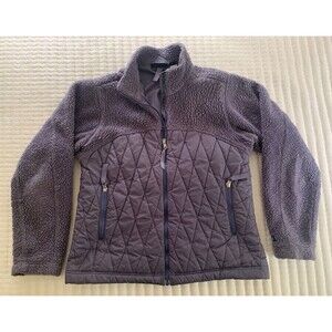 Vintage ‘01 Women’s Patagonia Bernese Mountain Jacket Deep Pile Quilted Purple S